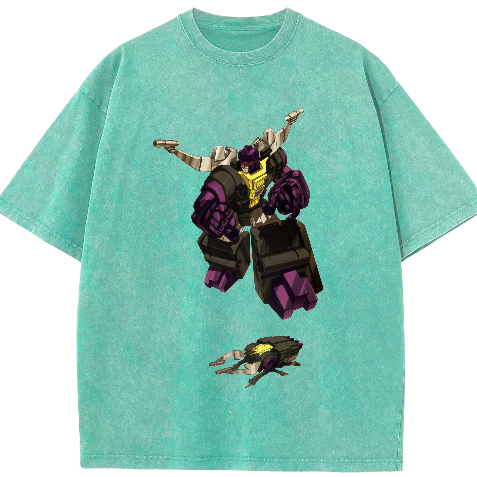 （画像用）  綿100% ヴィンテージ風 半袖Tシャツ（フロントプリント）